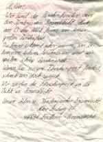 Brief aus der Flaschenpost