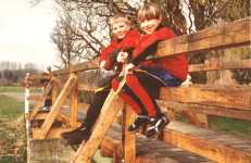 Nils und Christian auf der Br�cke